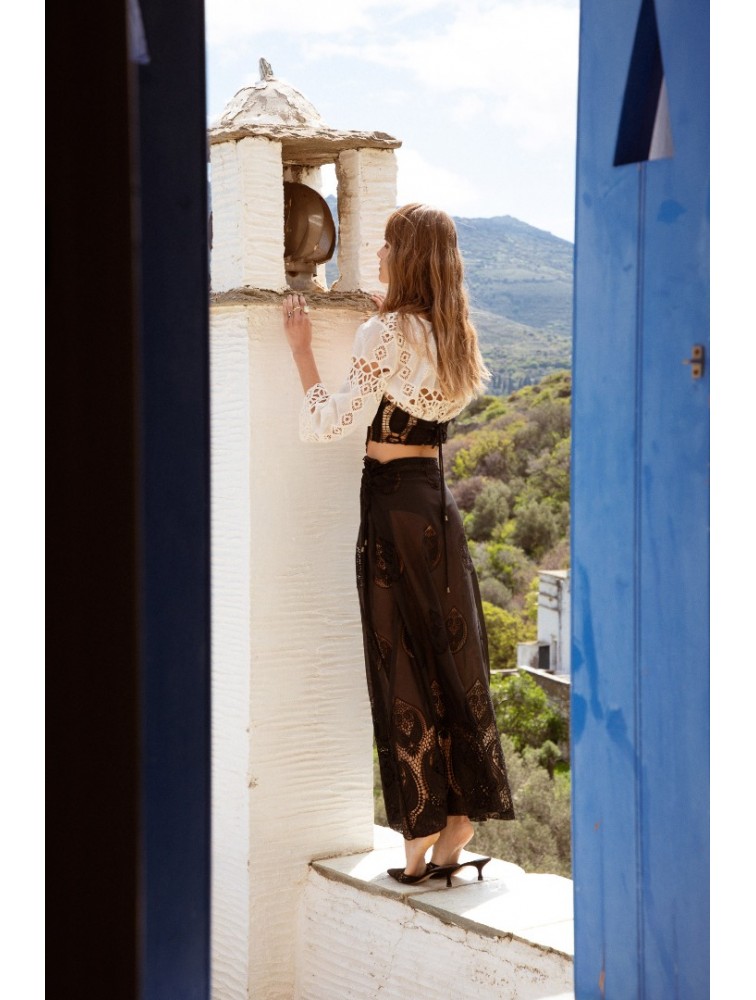 NIDODILEDA Harlow Skirt Black Μαύρη Φούστα