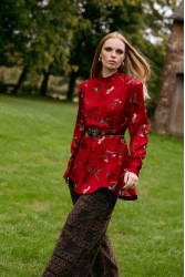 NIDODILEDA Heir Cord belt Floral Buckle Black Μαύρη Ζώνη με Μεταλλικό Διακοσμητικό Λουλούδι