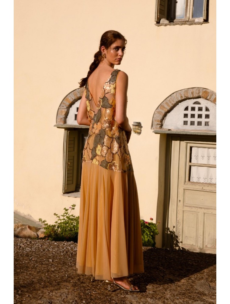 NIDODILEDA Indira Dress Sequin Embellished Tulle
