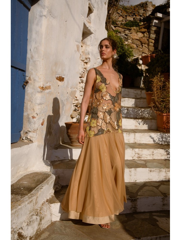 NIDODILEDA Indira Dress Sequin Embellished Tulle