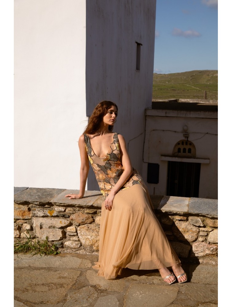 NIDODILEDA Indira Dress Sequin Embellished Tulle