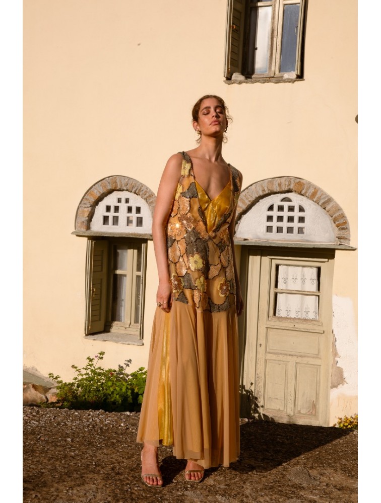 NIDODILEDA Indira Dress Sequin Embellished Tulle