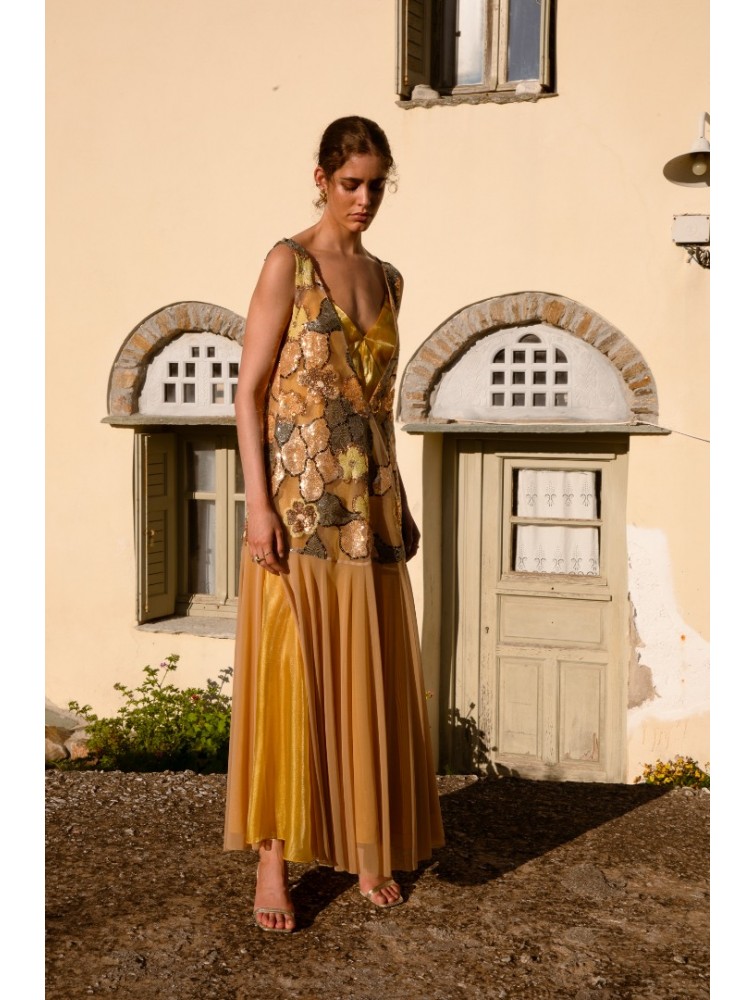 NIDODILEDA Indira Dress Sequin Embellished Tulle