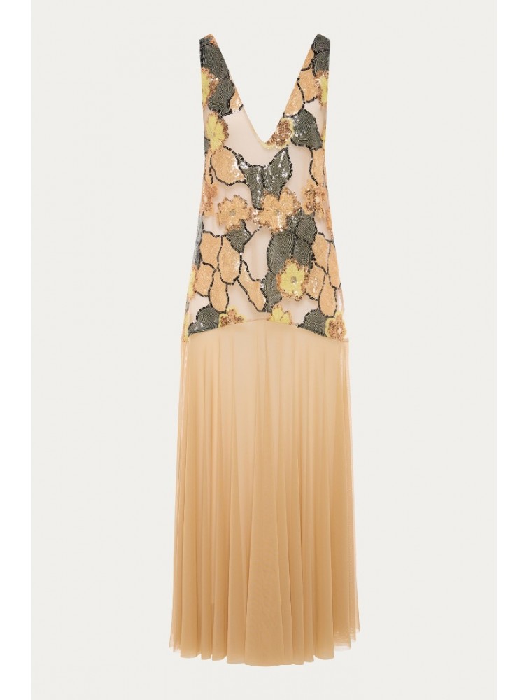 NIDODILEDA Indira Dress Sequin Embellished Tulle