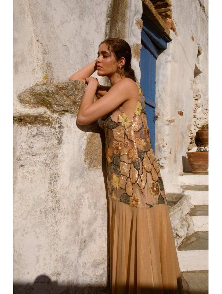 NIDODILEDA Indira Dress Sequin Embellished Tulle