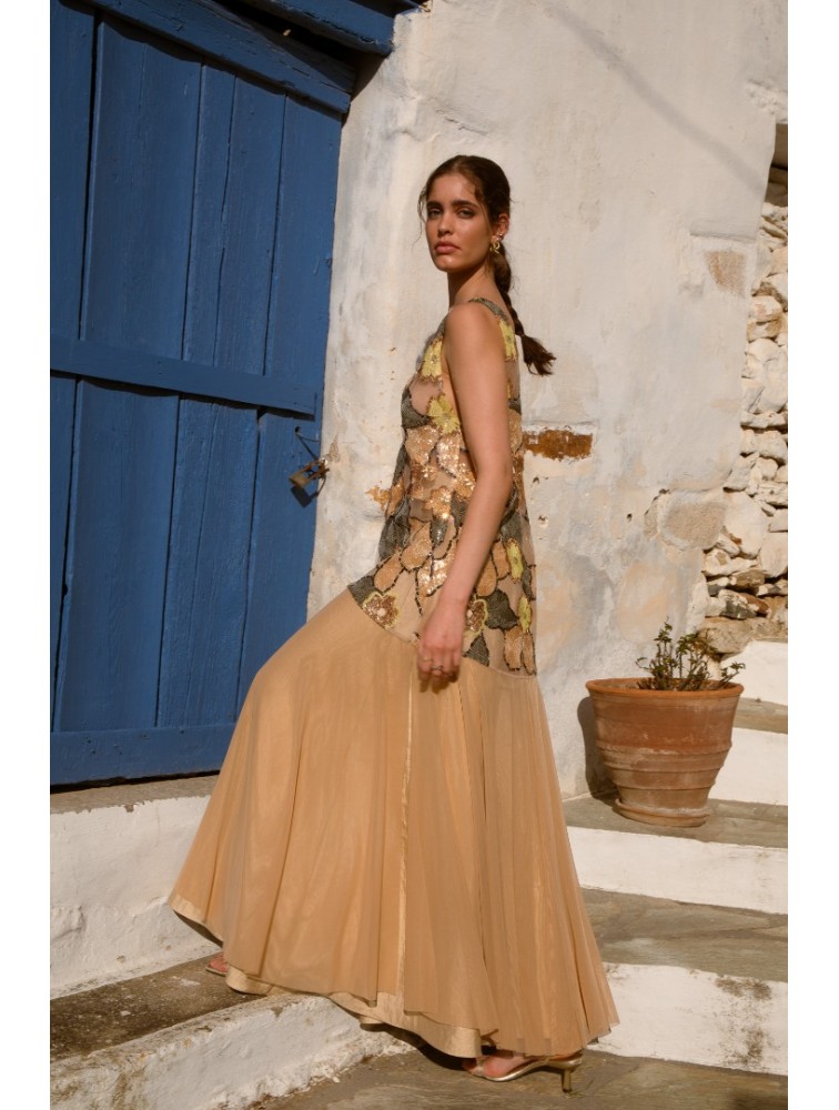 NIDODILEDA Indira Dress Sequin Embellished Tulle
