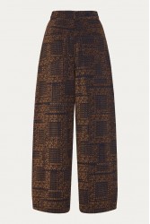 NIDODILEDA Inez Pants Denim Velvet Embossed Multi Βελούδινο Ντένιμ Παντελόνι