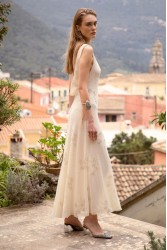 NIDODILEDA Interim Dress Beaded Sequined Net