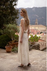 NIDODILEDA Interim Dress Beaded Sequined Net