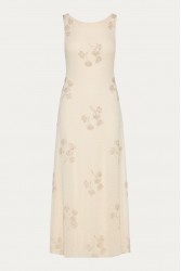 NIDODILEDA Interim Dress Beaded Sequined Net