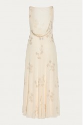 NIDODILEDA Interim Dress Beaded Sequined Net