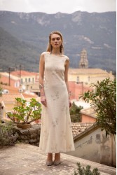 NIDODILEDA Interim Dress Beaded Sequined Net