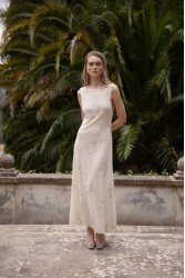 NIDODILEDA Interim Dress Beaded Sequined Net