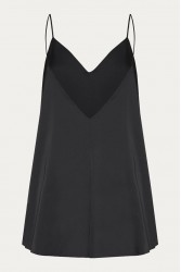 NIDODILEDA Iter Playsuit Satin Lingerie Black Μαύρο Σατέν Ολόσωμο Σορτς