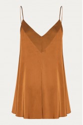 NIDODILEDA Iter Playsuit Satin Lingerie Bronze