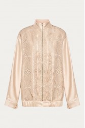 NIDODILEDA Jareth Jacket Dress Crochet Embellished Εκρού Σακάκι Φόρεμα με Κροσέ Διακόσμηση