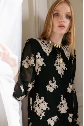 NIDODILEDA Jenna Dress Lace Embroidered Black