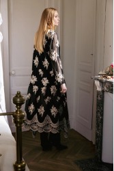 NIDODILEDA Jenna Dress Lace Embroidered Black