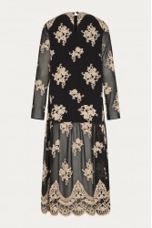 NIDODILEDA Jenna Dress Lace Embroidered Black