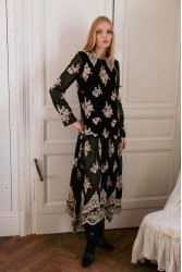 NIDODILEDA Jenna Dress Lace Embroidered Black