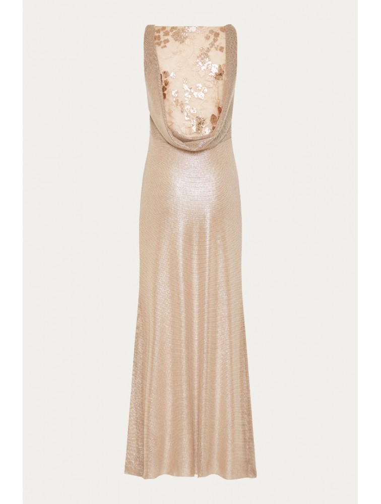 NIDODILEDA Jewel Dress Rose Gold Ροζ Χρυσό Φόρεμα