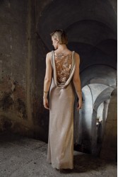 NIDODILEDA Jewel Dress Rose Gold Ροζ Χρυσό Φόρεμα