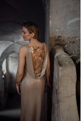 NIDODILEDA Jewel Dress Rose Gold Ροζ Χρυσό Φόρεμα