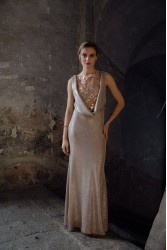 NIDODILEDA Jewel Dress Rose Gold Ροζ Χρυσό Φόρεμα