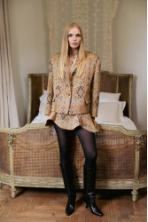 NIDODILEDA Jilian Blazer Oversized Jacquard Multi Πολύχρωμο Ζακάρ Μπλέιζερ