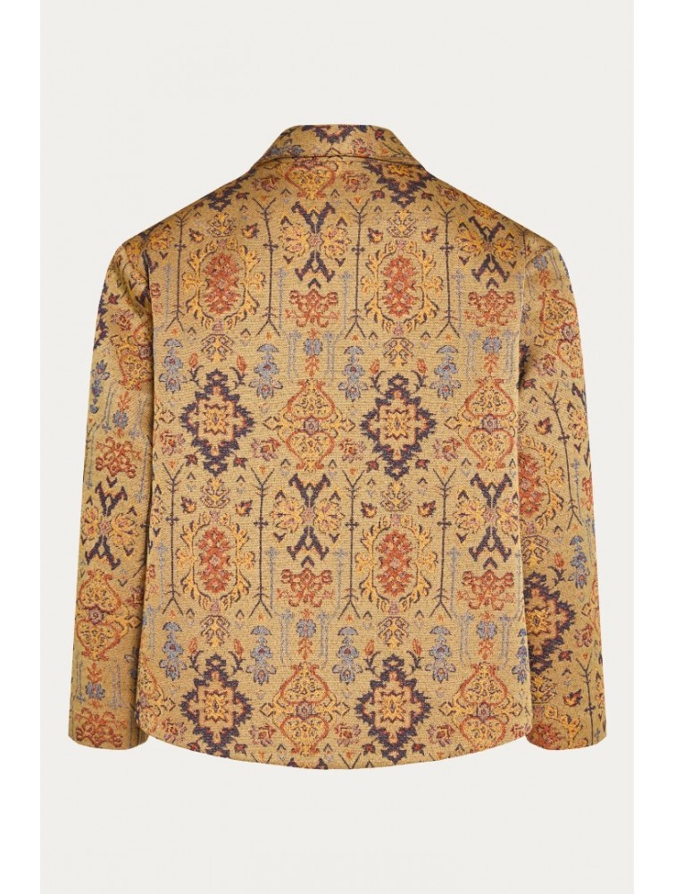 NIDODILEDA Jilian Blazer Oversized Jacquard Multi Πολύχρωμο Ζακάρ Μπλέιζερ
