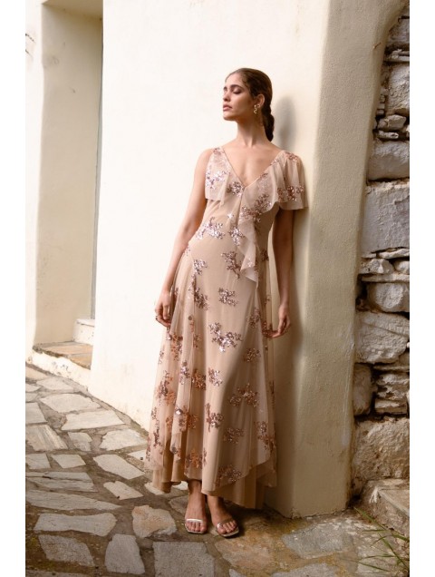 NIDODILEDA Josia Dress Sequin Embellished Tulle