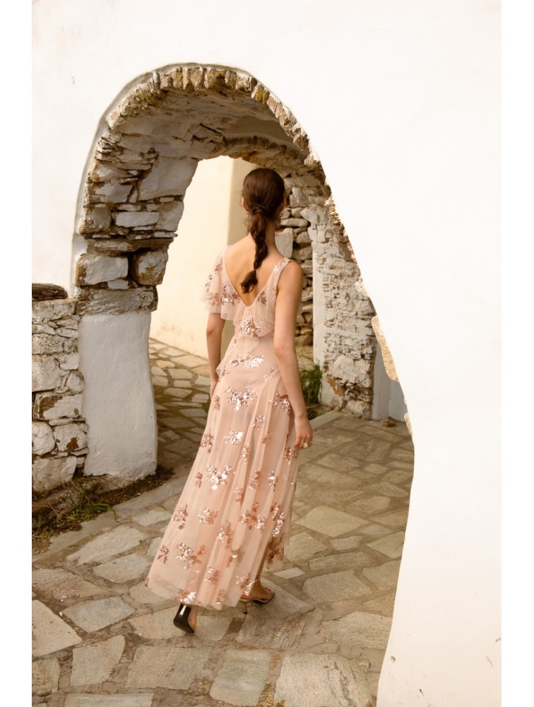 NIDODILEDA Josia Dress Sequin Embellished Tulle