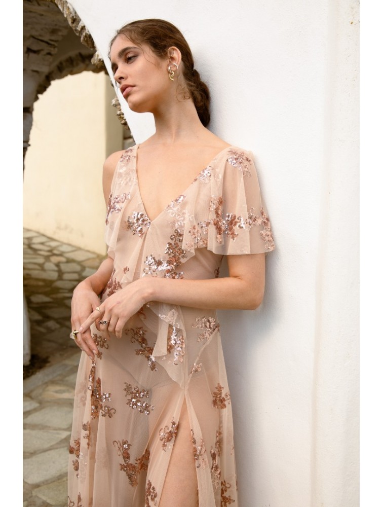 NIDODILEDA Josia Dress Sequin Embellished Tulle