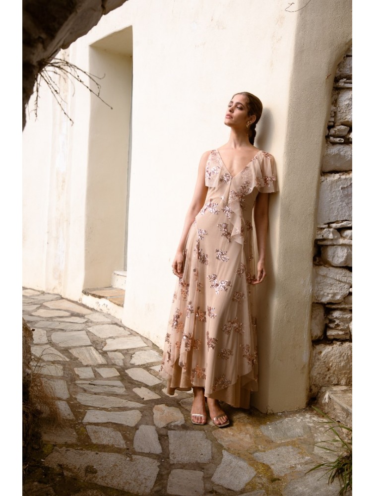 NIDODILEDA Josia Dress Sequin Embellished Tulle