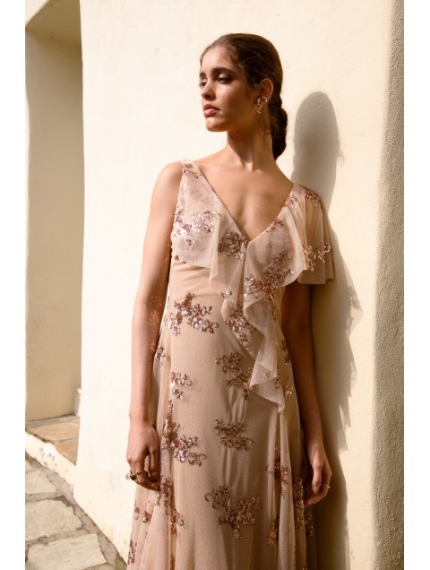 NIDODILEDA Josia Dress Sequin Embellished Tulle