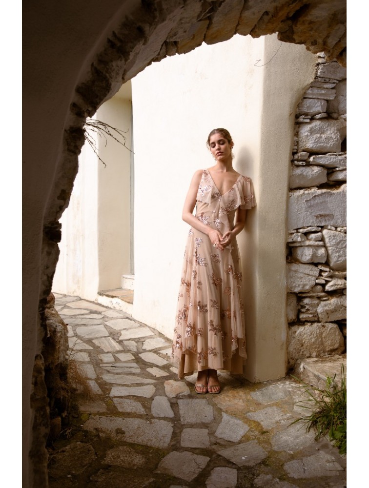 NIDODILEDA Josia Dress Sequin Embellished Tulle