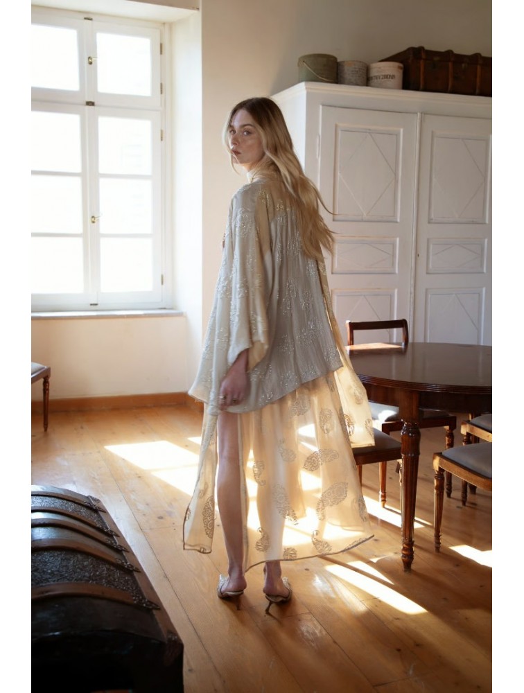 NIDODILEDA Journey Kimono Floral Embroidered Beaded