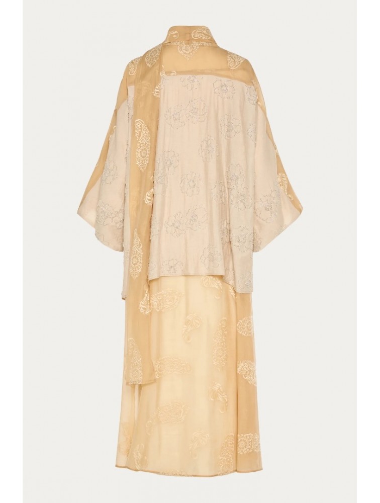NIDODILEDA Journey Kimono Floral Embroidered Beaded