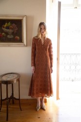 NIDODILEDA Liria Dress Satin Bronze