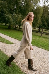NIDODILEDA London Jacket Herringbone Blazer Light Beige Μπεζ Ψαροκόκκαλο Μπλείζερ