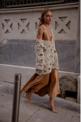 NIDODILEDA Maer Pullover Dress Crochet Εκρού Κροσέ Φόρεμα