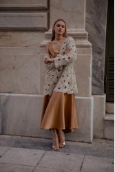 NIDODILEDA Maer Pullover Dress Crochet Εκρού Κροσέ Φόρεμα