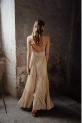 NIDODILEDA Margot Dress Silvery Nude Μπεζ Φόρεμα