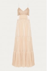 NIDODILEDA Margot Dress Silvery Nude Μπεζ Φόρεμα