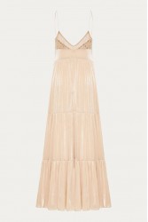 NIDODILEDA Margot Dress Silvery Nude Μπεζ Φόρεμα