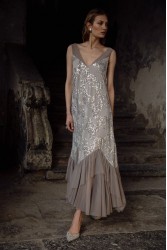 NIDODILEDA Marvel Dress Silvery Grey Ασημί Φόρεμα
