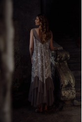 NIDODILEDA Marvel Dress Silvery Grey Ασημί Φόρεμα