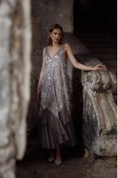 NIDODILEDA Marvel Dress Silvery Grey Ασημί Φόρεμα