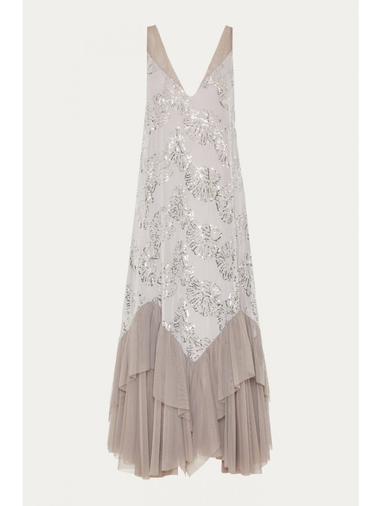 NIDODILEDA Marvel Dress Silvery Grey Ασημί Φόρεμα