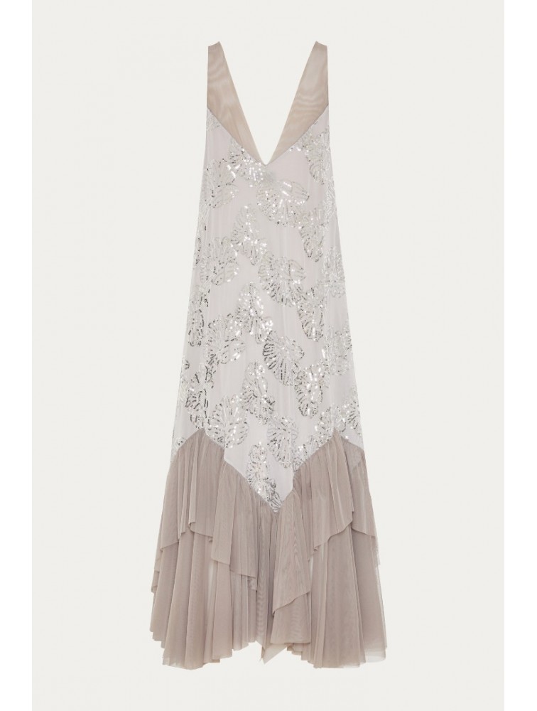 NIDODILEDA Marvel Dress Silvery Grey Ασημί Φόρεμα